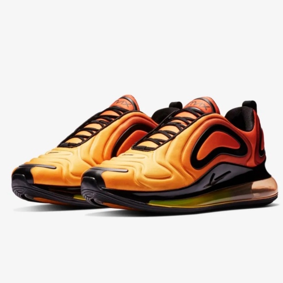 nike air max 720 black fuel orange